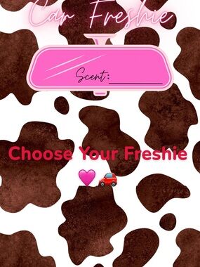 🚗✍🏻❤️ Freshie and Pen Flyer for Live Shows 🚗✍🏻❤️